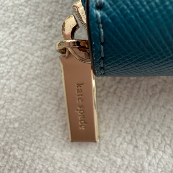 Kate Spade ♠️ Staci Large Continental Wallet, Niagara Blue - Picture 5 of 7